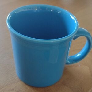 Homer Laughlin Fiesta Ware Teal Blue Ceramic Mug